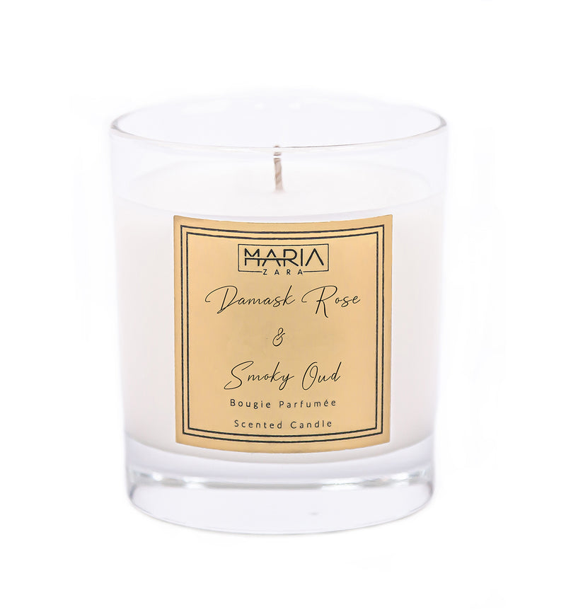 Damask Rose & Oud Bougie Scented Candle