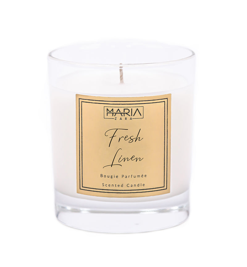 Fresh Linen Luxury Scented Candle