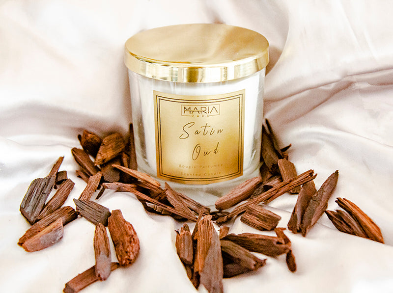 Satin Oud Luxury Scented Candle